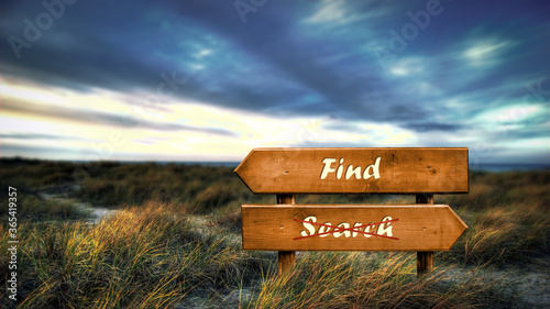 Street Sign Find versus Search