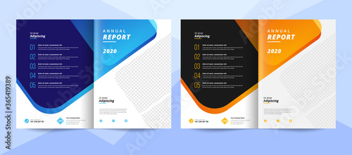 annual report brochure template. business brochure design template