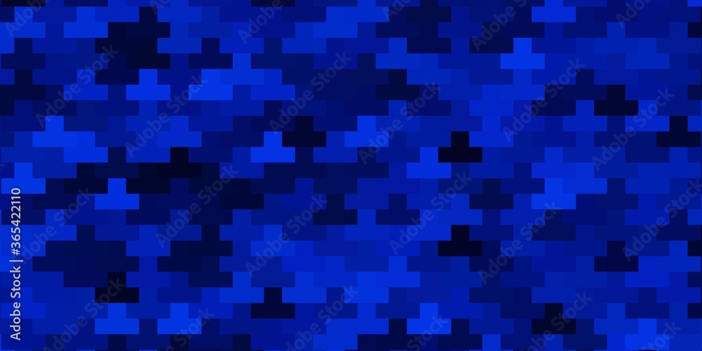 Dark BLUE vector background in polygonal style. Rectangles with colorful gradient on abstract background. Pattern for commercials, ads.