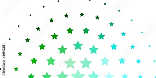 Light Blue  Green vector texture with beautiful stars. Colorful illustration with abstract gradient stars. Pattern for websites  landing pages.
