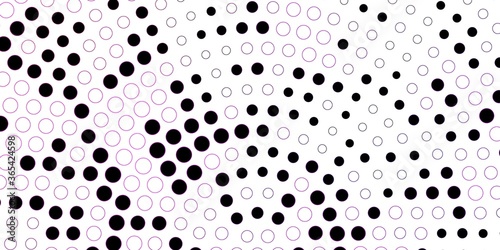 Dark Purple, Pink vector template with circles. Abstract colorful disks on simple gradient background. Pattern for websites.
