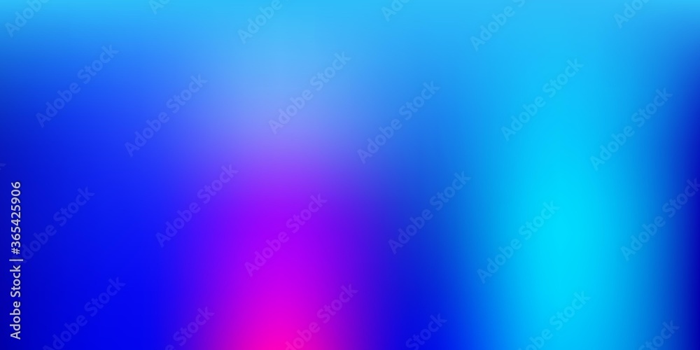 Light Blue, Red vector blurred texture.