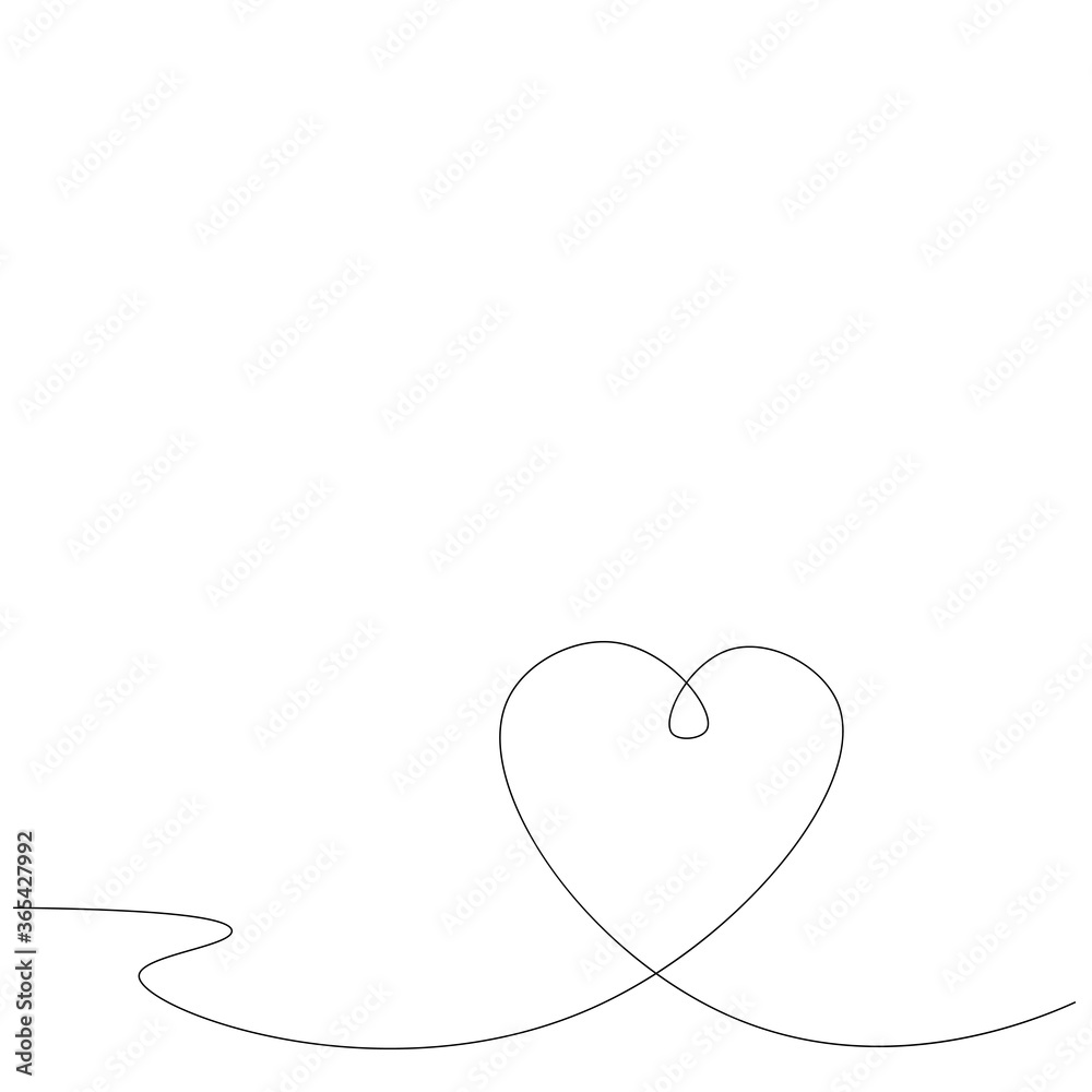 Heart love background. Vector illustration