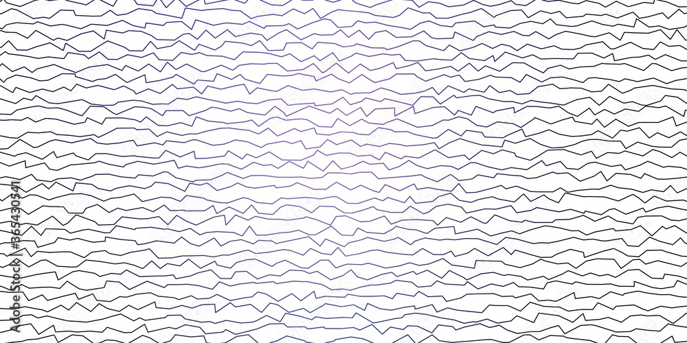 Dark Pink, Blue vector layout with curves. Bright sample with colorful bent lines, shapes. Pattern for booklets, leaflets.