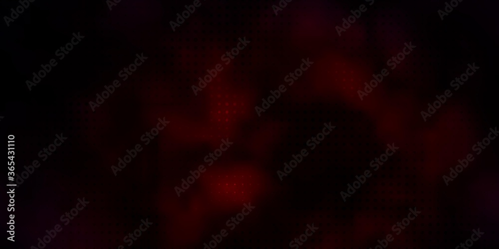 Dark Red vector texture with disks. Modern abstract illustration with colorful circle shapes. Pattern for business ads.