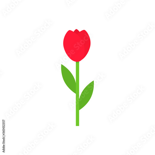 Flower flat, flowers icon, vector illustration isolated on white background