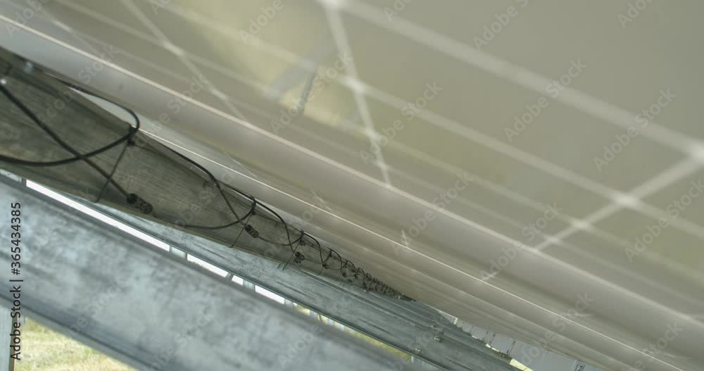 Close up of the back of a solar panel, eco friendly energy, 4k Close up of the back of a solar panel, eco friendly energy, 4k