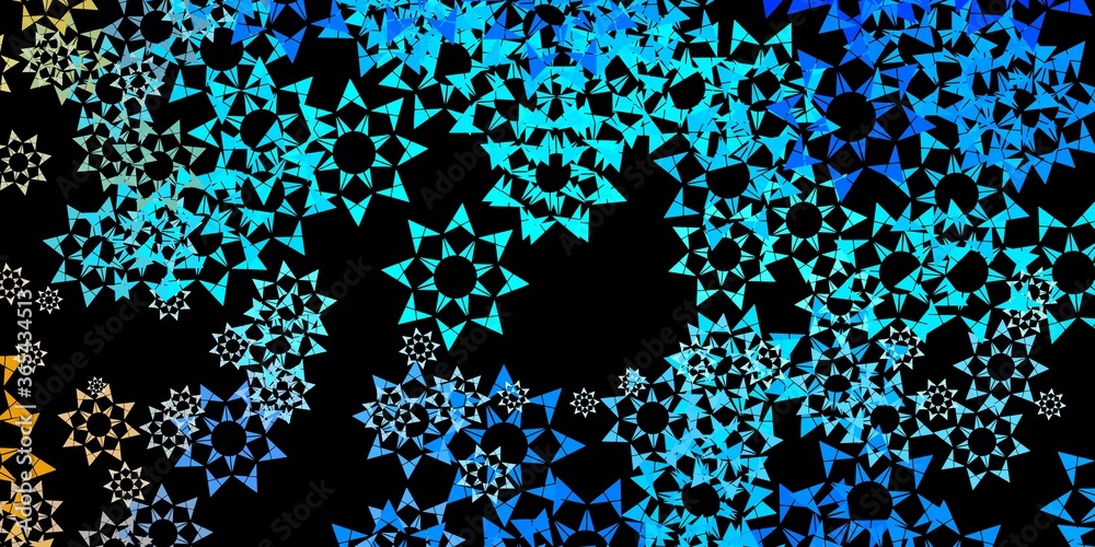 Dark blue vector background with triangles. Dark blue vector background with triangles.