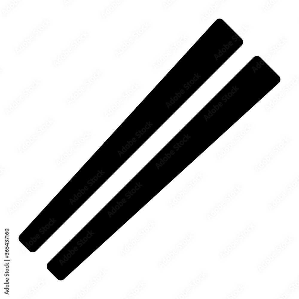 Wooden chopsticks. icon with glyph style and perfect pixels. Suitable for website design, logos, applications and UI. Wooden chopsticks. icon with glyph style and perfect pixels. Suitable for website design, logos, applications and UI.