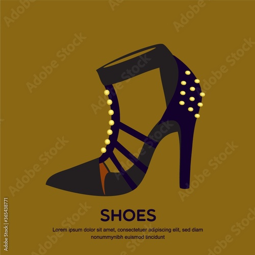trendy court shoes with ankle strap