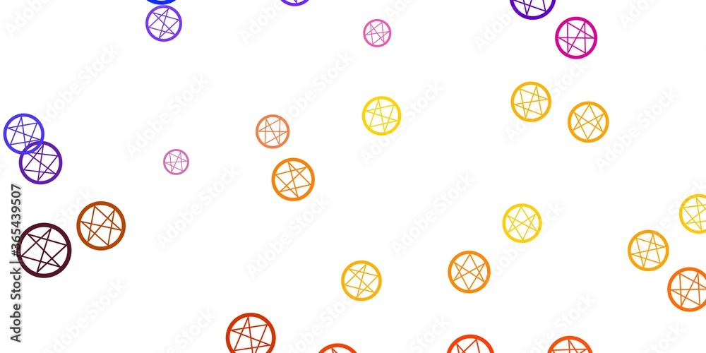 Light Blue, Red vector template with esoteric signs. Light Blue, Red vector template with esoteric signs.