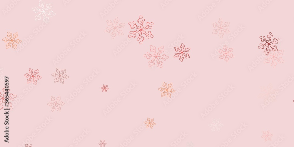 Light orange vector natural artwork with flowers. Light orange vector natural artwork with flowers.