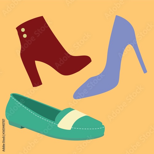 collection of women's shoes