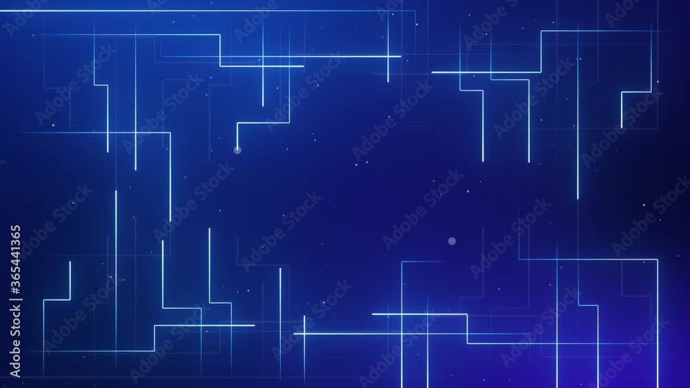 Digital Lines Circuit animation lines moving in a loop 
information technology animated background 