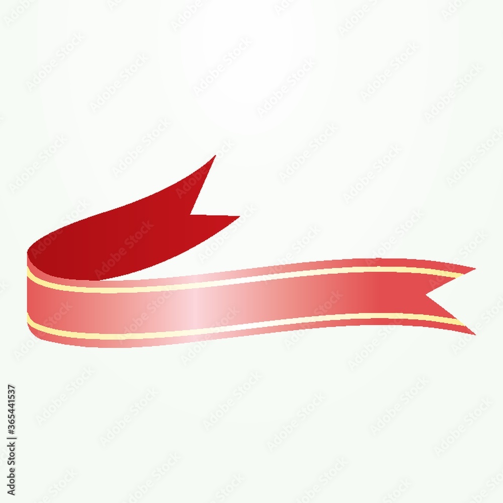 Obraz premium empty ribbon banner