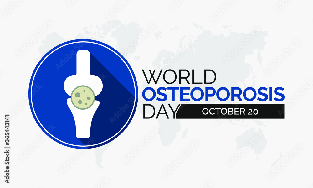 World Osteoporosis Day is observed annually on October 20th, and launches a year-long campaign dedicated to raising global awareness of the prevention, diagnosis and treatment of osteoporosis disease.