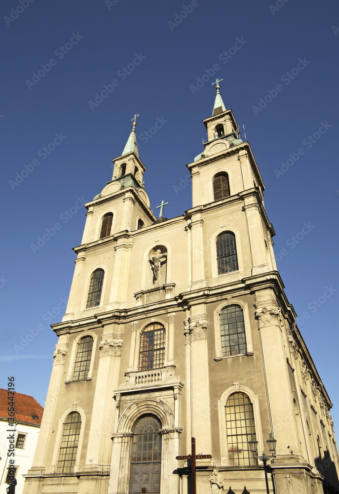 Church of Holy Cross in Brzeg. Opole voivodeship. Poland