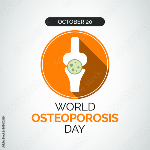 World Osteoporosis Day is observed annually on October 20th, and launches a year-long campaign dedicated to raising global awareness of the prevention, diagnosis and treatment of osteoporosis disease.