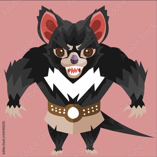 tasmanian devil warrior