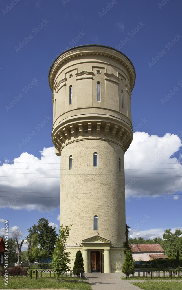 Former water tower in Polotsk. Belarus