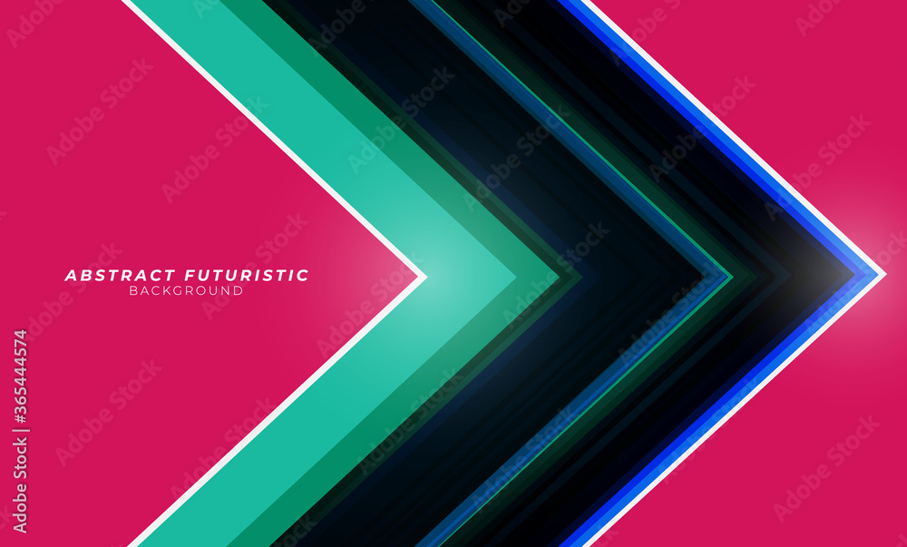 Abstract arrow and geometric hi-tech background. Abstract futuristic art wallpaper. Vector illustration.
