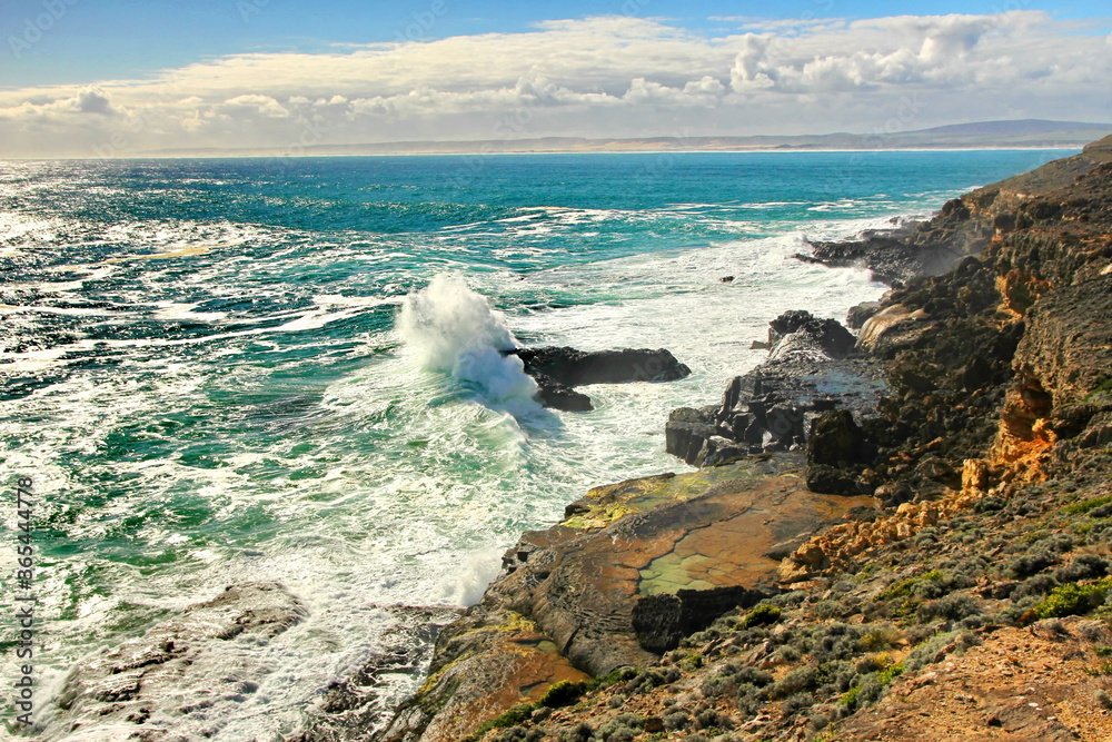 Australian rugged coastline and rocks