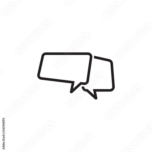  Speech Bubble Icon Vector Illustration Logo