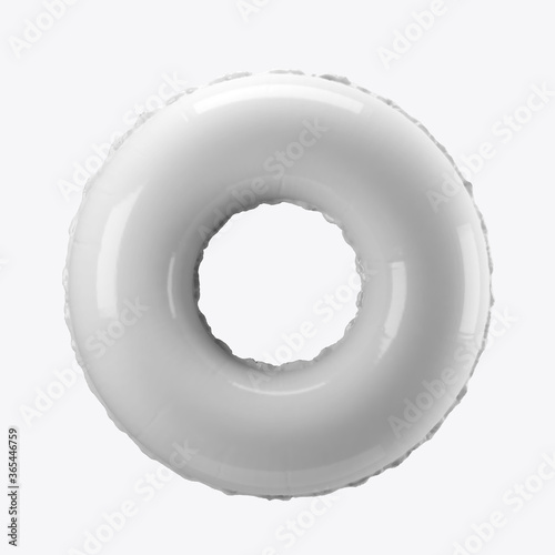 Mockup of a beach float isolated on white background