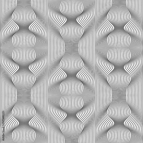 Vector abstract lines pattern. Waves background
