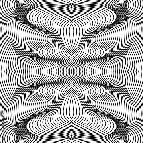 Vector abstract lines pattern. Waves background