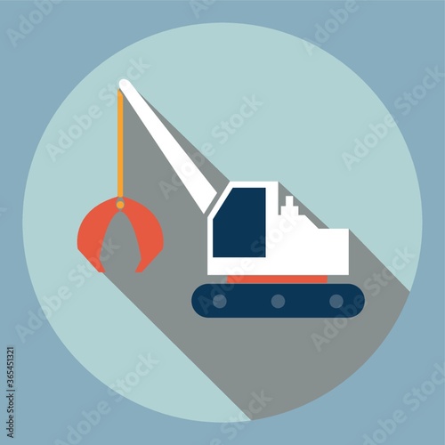 grabbing tractor