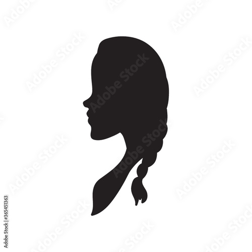 silhouette of a woman