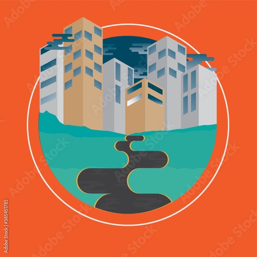 air and water pollution in the city