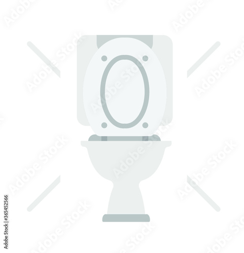 Wc Toilet bowl vector icon