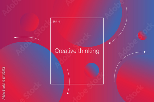 Minimal geometric background. Dynamic shapes composition. Eps10 Vector