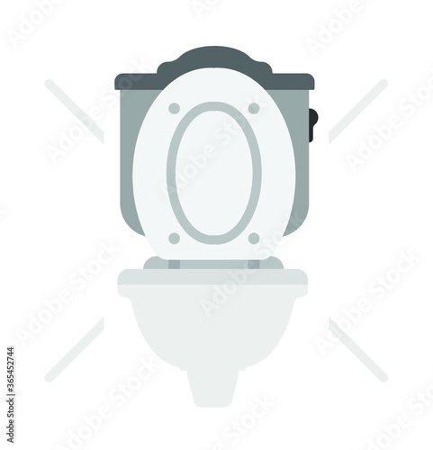 Wc Toilet bowl vector icon