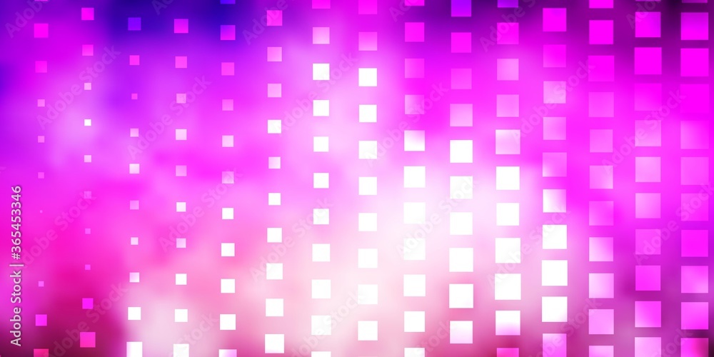 Dark Purple, Pink vector background in polygonal style. Abstract gradient illustration with colorful rectangles. Best design for your ad, poster, banner.