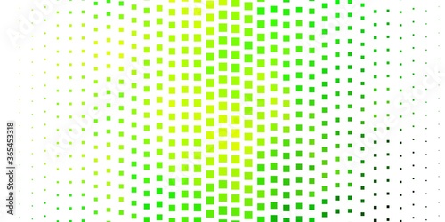 Light Green, Yellow vector texture in rectangular style. Illustration with a set of gradient rectangles. Design for your business promotion.