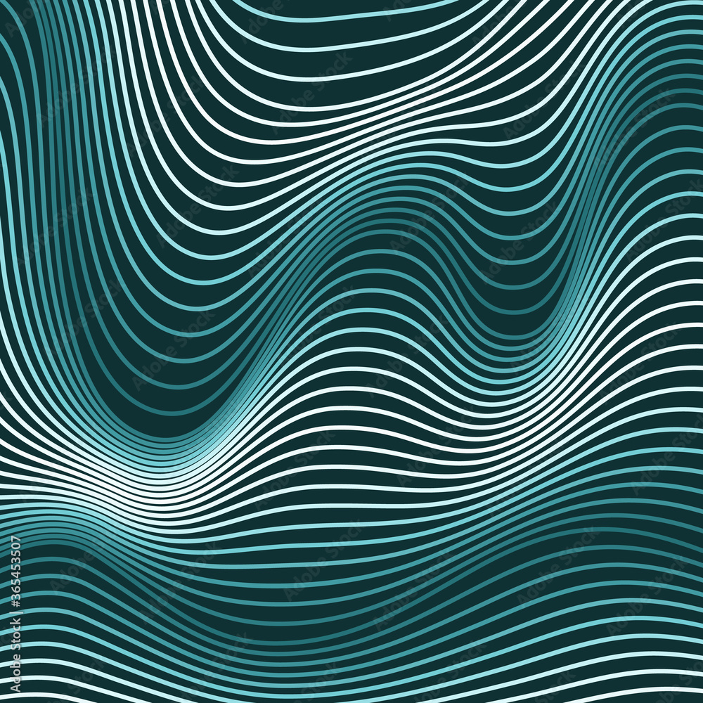 Vector abstract waves lines background Vector abstract waves lines background
