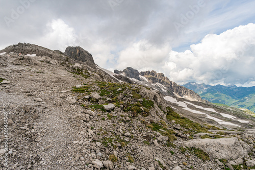 Fantastic hike in the Lechquellen Mountains in Vorarlberg Austria © mindscapephotos