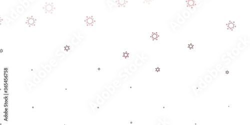 Light gray vector backdrop with virus symbols.