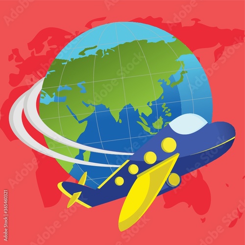airport globe