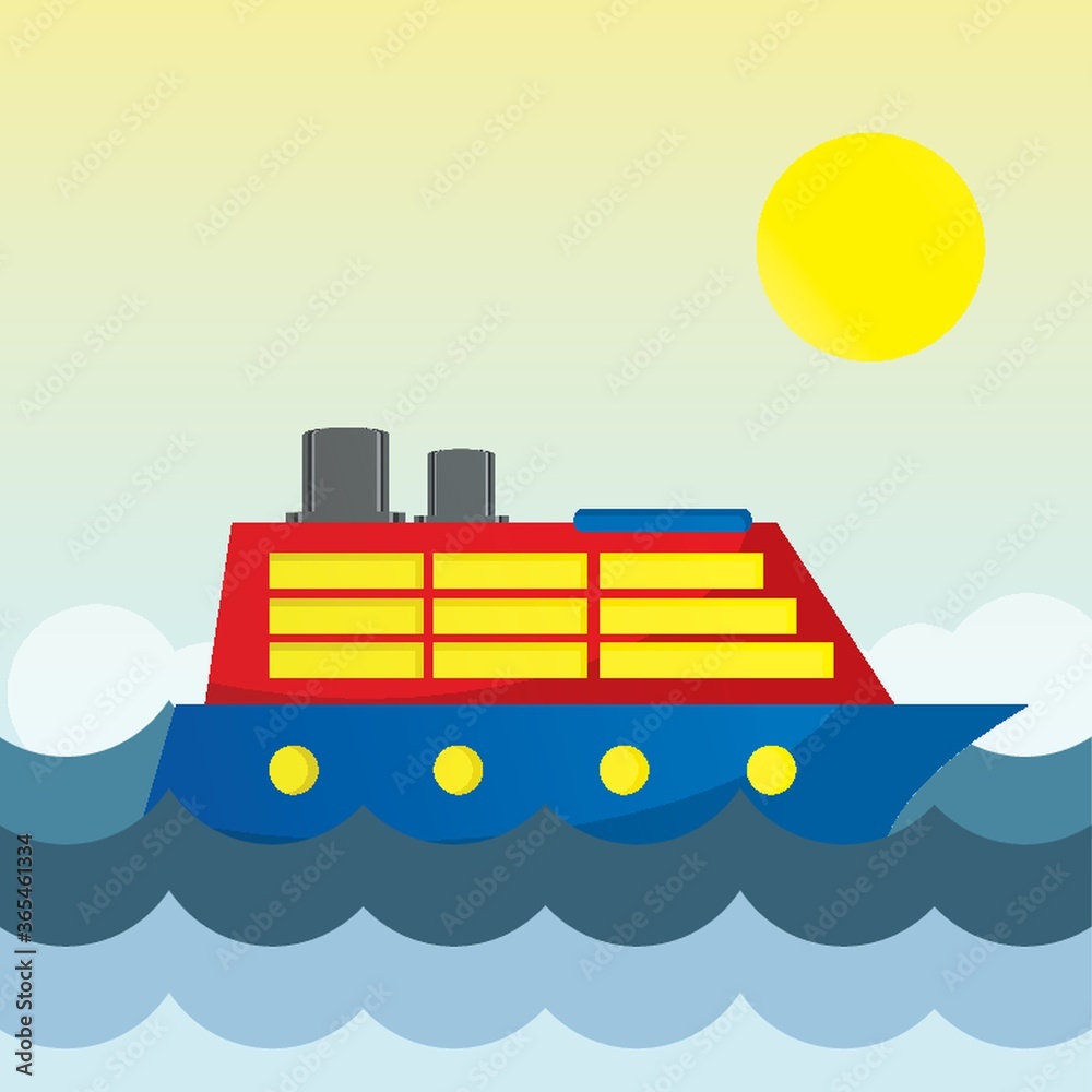 Obraz premium cruise at sea