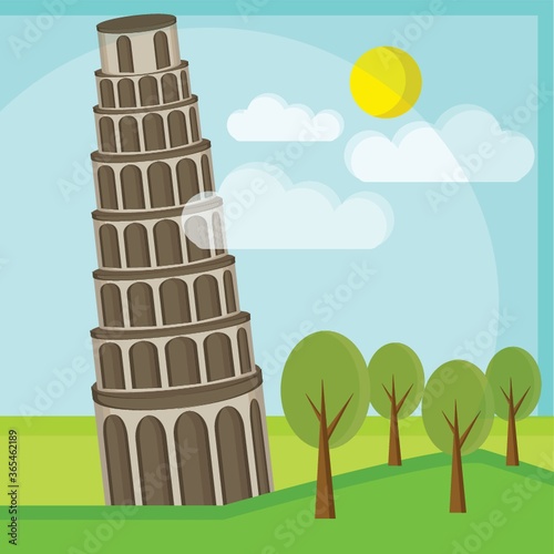 leaning tower