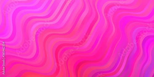 Light Purple  Pink vector texture with circular arc.