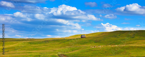 Fotografía panorama of france landscape countryside- Cantal