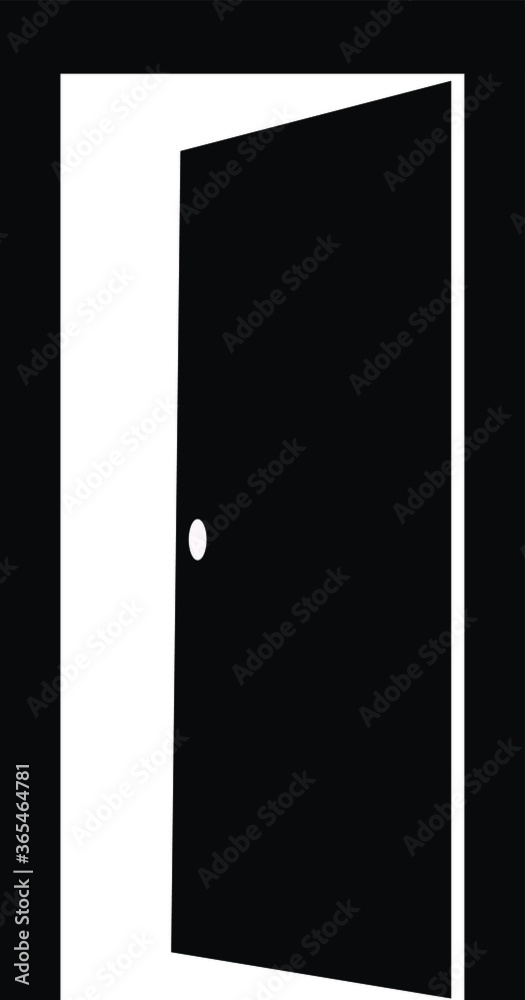 black and white door with open door black and white door with open door