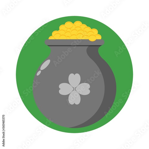 pot of gold coins