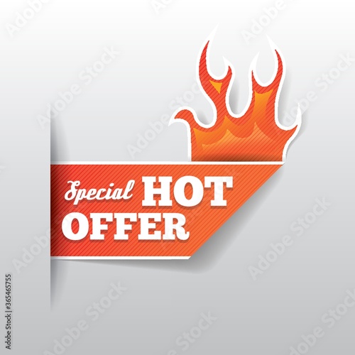 special hot offer sticker