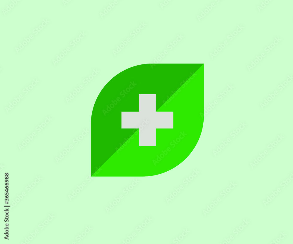 plus and minus with leaf icon plus and minus with leaf icon